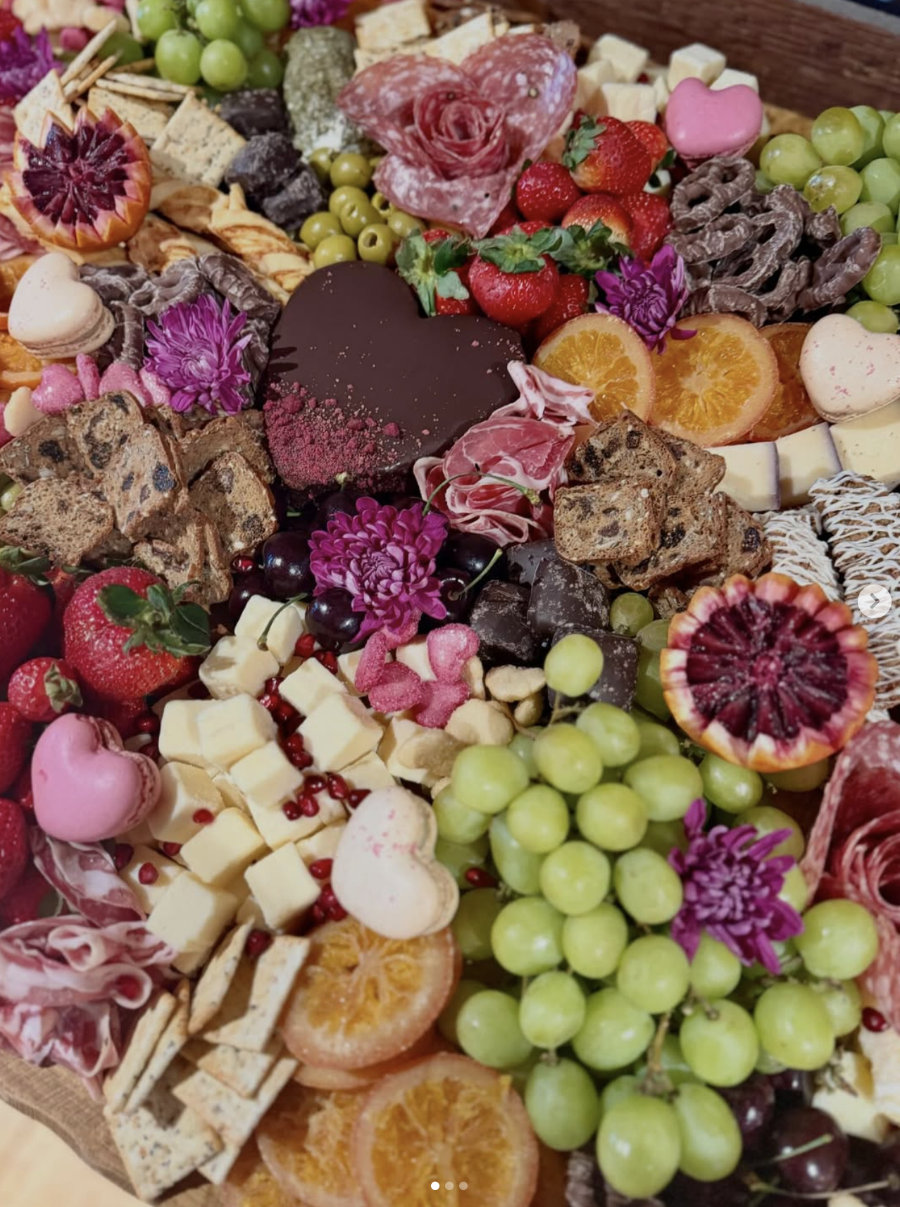 Artisan Bites menu overlay visual